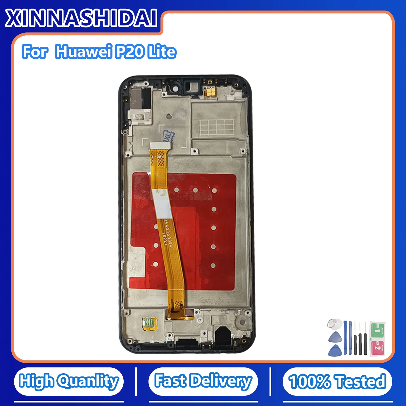 ЖК-дисплей для HUAWEI p20 lite с сенсорным экраном и дигитайзером в сборе замена дисплея