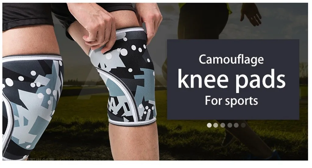 

2PC knee protector Neoprene Knee Pads Sport Universals Weightlifting Knee Sleeve Kneepads Sport rodillera deportiva #XP25