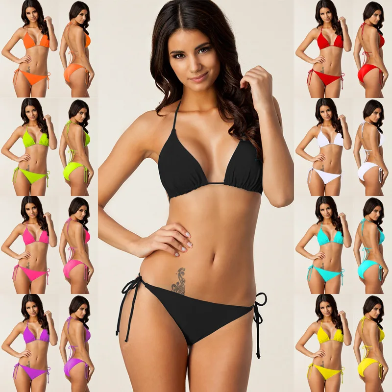 

Women's swimsuit 2022 Bikinis Swimwear Sexy Beach Micro bikini set bathing Suit woman 2 pieces Beachwear Swimsuit