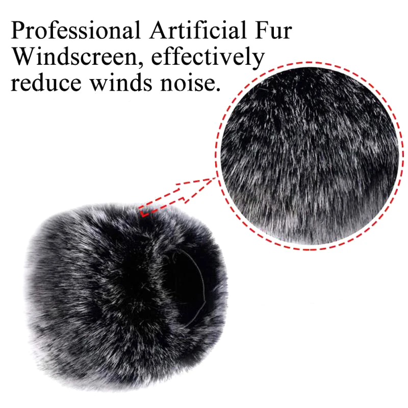 Furry comfortable Microphone Wind Muff Windscreen Mic Cover Blue for Yeti/ Yeti Pro | Электроника