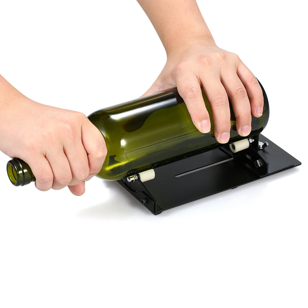 

Glass Bottle Cutter Adjustable DIY Bottle Cutting Tool Wine Beer Bottles Cutter for Lampshade Candle Holder Planter