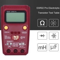 multi purpose transistor esrsmd tester bside esr02pro smart diode triode capacitance resistor meter lcd meter mospnpnpn test
