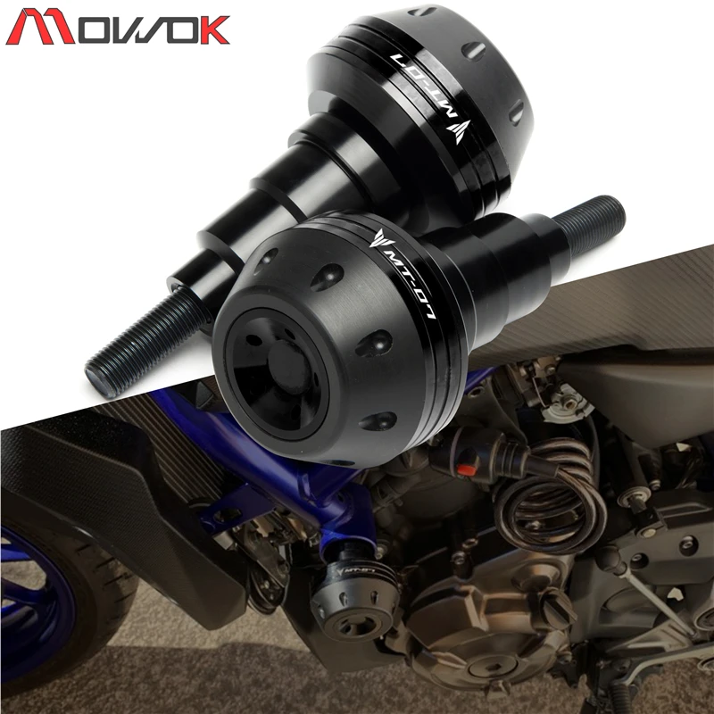 Слайдеры рамы с CNC мотоцикла поломка протектор защита от падения для Yamaha MT07 MT 07
