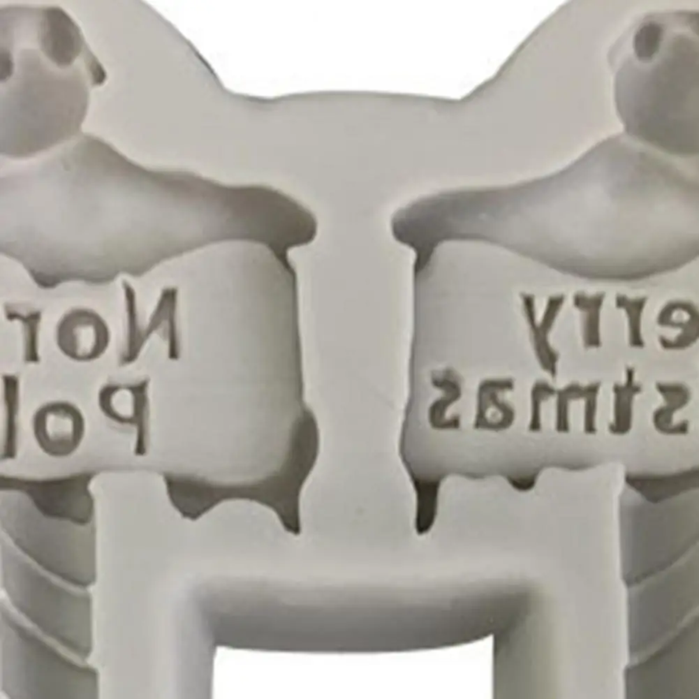 Хорошие рождественские дорожные знаки силиконовая форма для торта шоколада