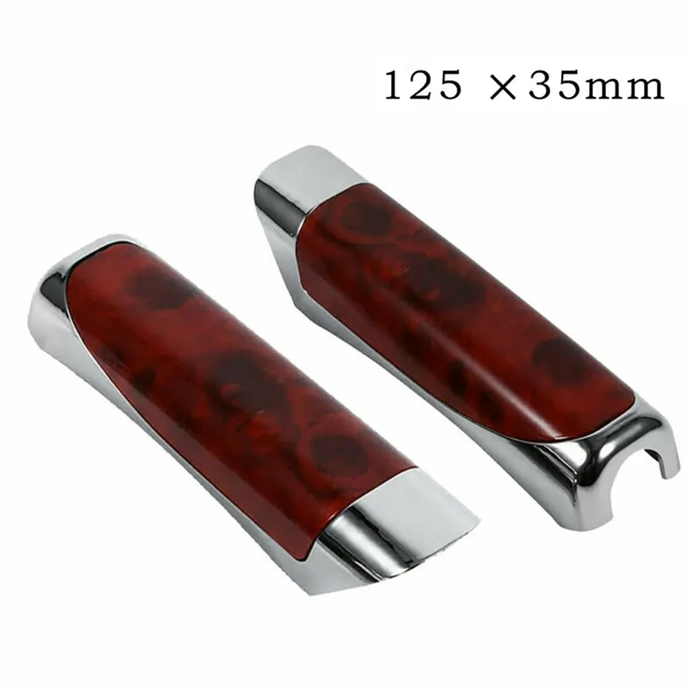 

1pc Hand Brake Cover Accessories Car Carbon Fiber Decoration Protector Red Style