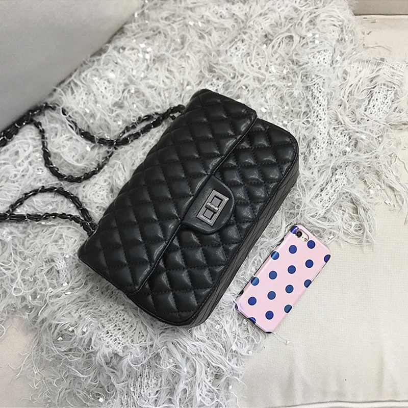 

Fashion PU Chain Flip Shoulder Bag For Women 2021 New Hot High Quality Messenger bag Luxury Designer Shopping Bag Travel Handbag