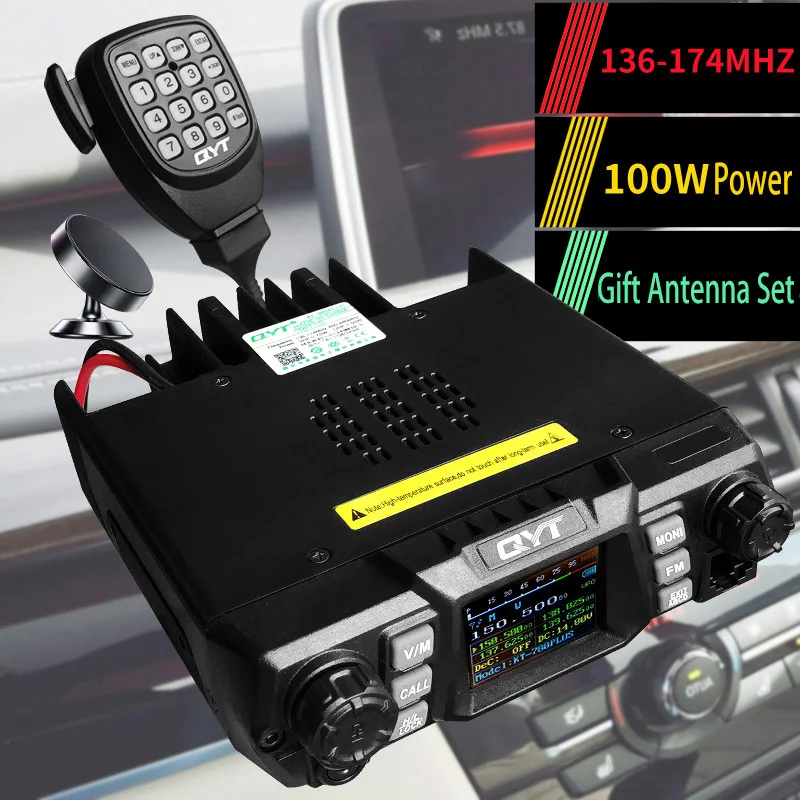 1pz QYT KT 780plus 100 Вт мощное автомобильное радио двухстороннее УКВ 136 174 МГц