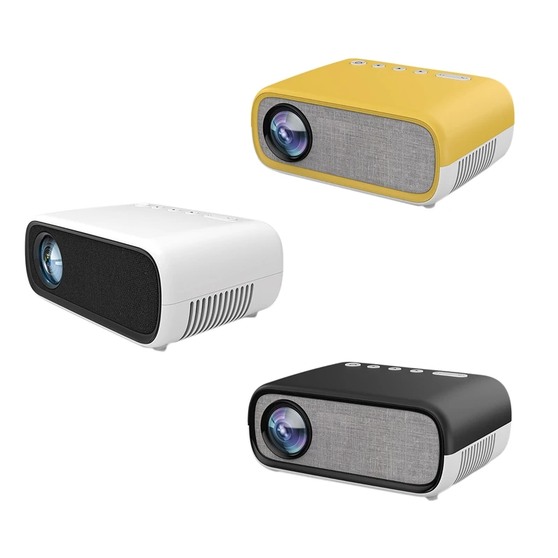 

FULL-Mini Portable Projector FHD 1080P Color LED 3D Play With Built-In Speakers For Home Audiovisual