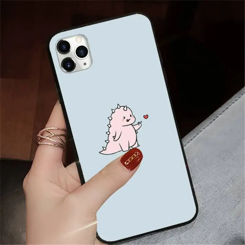 

Little dinosaur high quality shell Phone Case for iPhone 11 12 pro XS MAX 8 7 6 6S Plus X 5S SE 2020 XR