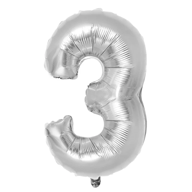

Decoration balloon aluminum film digital balloon scene decoration birthday party layout 30 inch digital aluminum film balloon