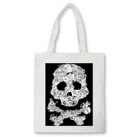 one piece shopping bag anime zoro graphic print canvas bag teenage students reusable shopper handbag bag womens bag bolsas