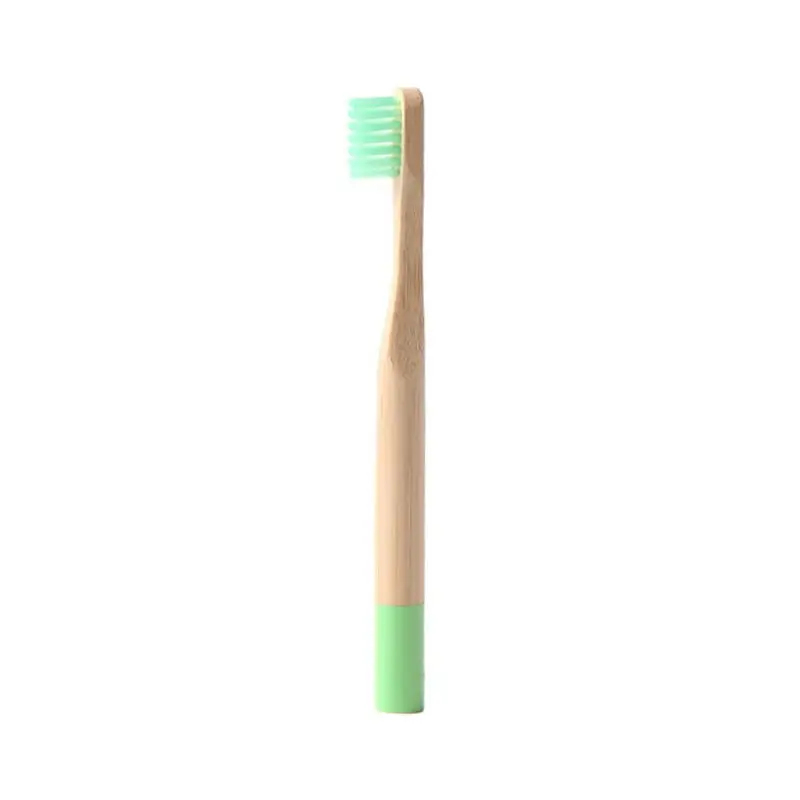 

Kids Bamboo Toothbrush - Child size Soft Free Color Safe Bristles (4 pack)