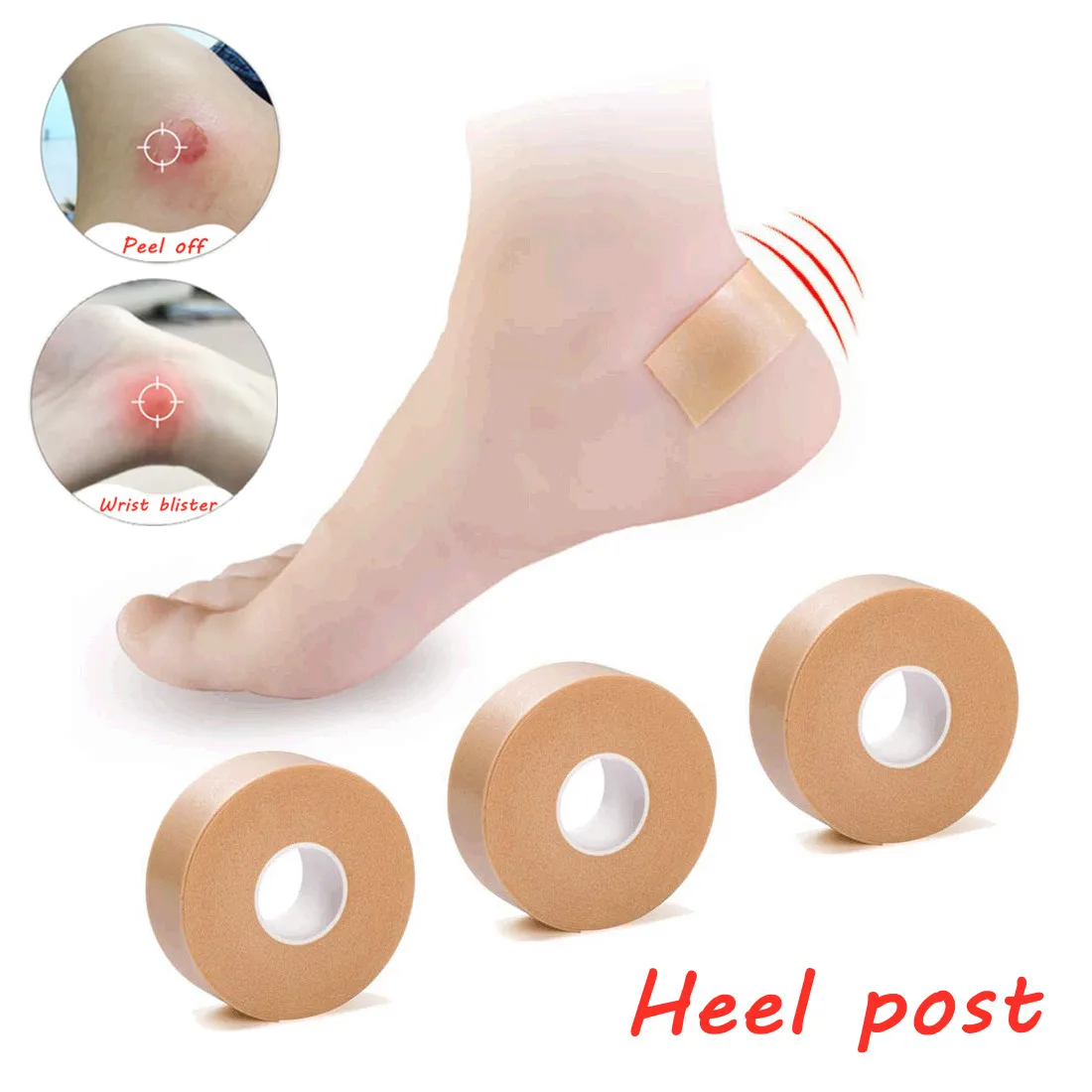 

1/2Pcs Waterproof Multi Function Female Foot Heel Protector Foot Care Sole Sticker Waterproof Abrasion Resistant Heel Post