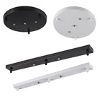 Подвесной светильник для потолочного светильника, 3 головки, черный, белый