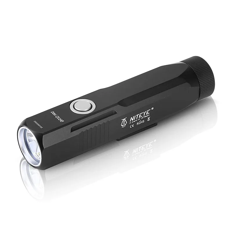 구매 JETBeam-BR10GT 1380lm LED 손전등, 6 모드, USB 충전식 자전거 라이트, 미니 휴대용 포켓 토치, 비상 램프, 랜턴