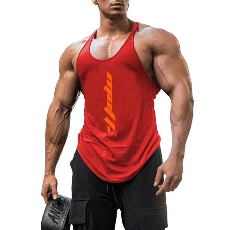 Muscleguys Brand Gym Clothing Bodybuilding Stringer Tank Top Men Fitness Singlets Cotton Sleeveless Shirt Workout Sports Jerseys | Мужская