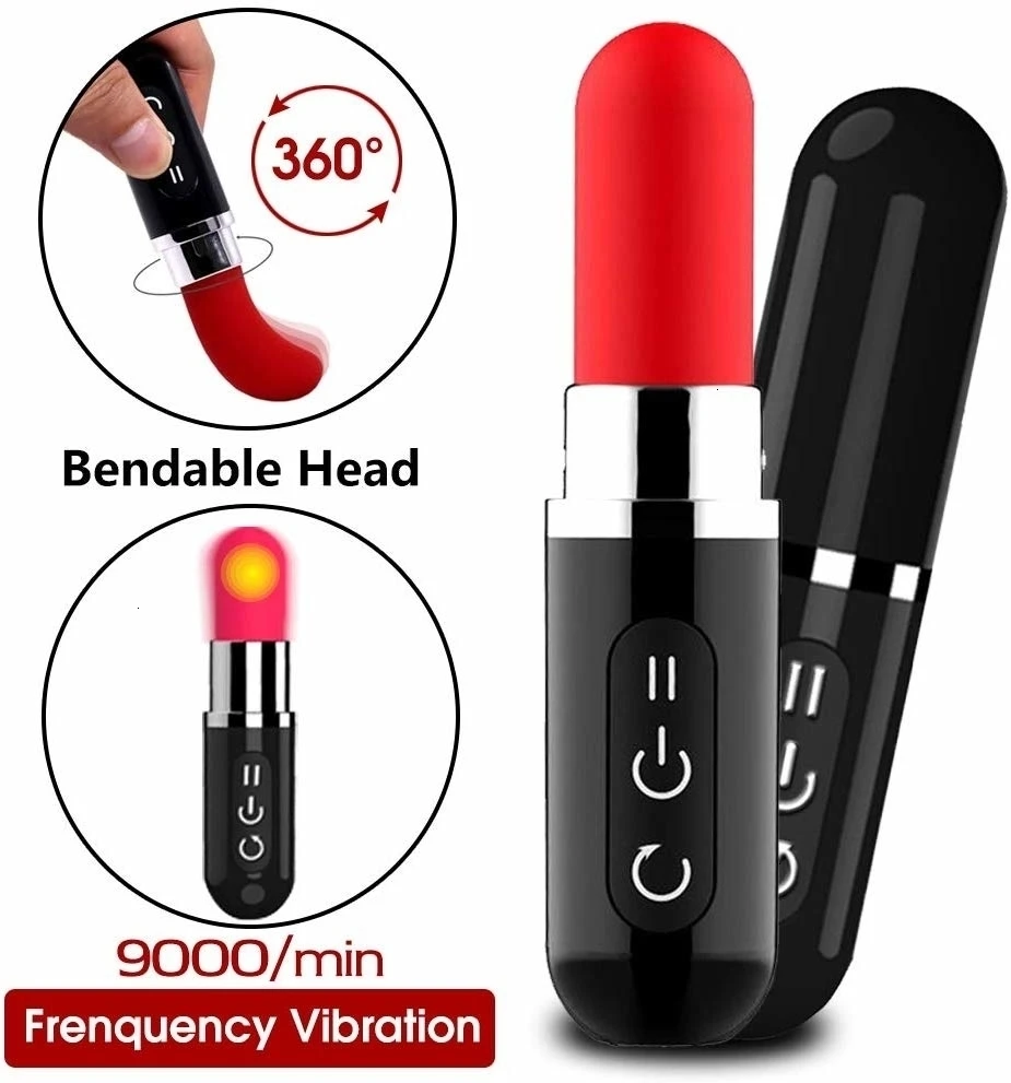 Мини вибратор небольшая силиконовая помада клитор вибраторы интимные игрушки