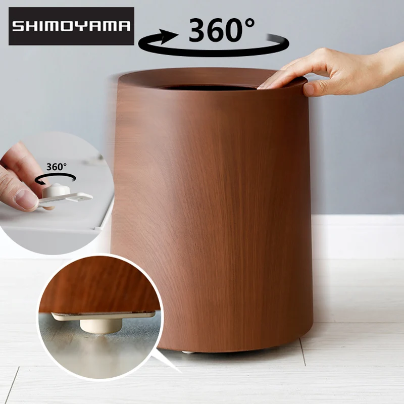 

SHIMOYAMA Caster Universal Pulley Paste Type 4pcs Furniture Storage Box Pulley 360 Degrees Low-noise Stainless Steel Wheel