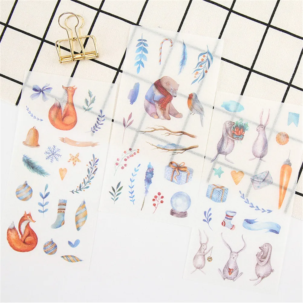 

6pcs/lot DIY Decoration Diary Stationery Stickers diy Calendar Album Photo Decor stationery Fairy tale world Adhesive Stickers