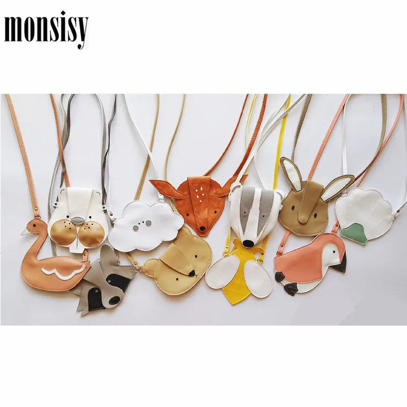Кошелек Monsisy для мелочи в виде животного миниатюрная сумочка через плечо