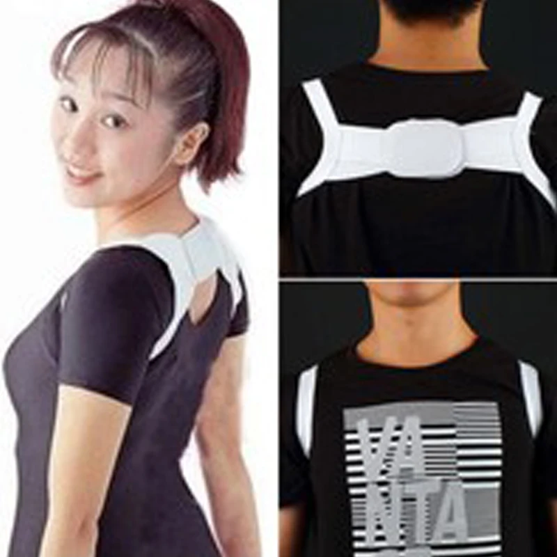

Unisex Therapy Posture Corrector Body Back Pain Belt Brace Shoulder Support 30FP17