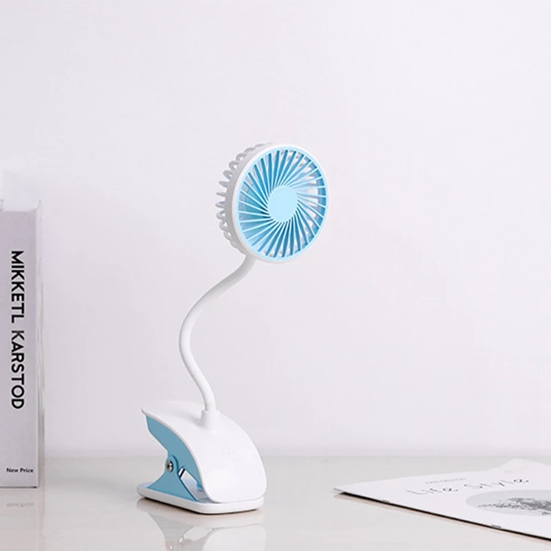 USB Перезаряжаемый мини Настольный вентилятор 3 скорости ультра тихий портативный