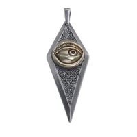 eye of god pendant 925 sterling silver fine jewelry men women punk eye of devil necklace pendant