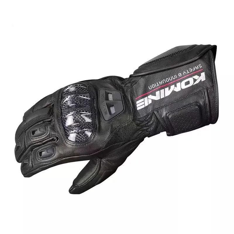 Komine GK 198 перчатка с сенсорным экраном для скутера мотоцикла черные длинные