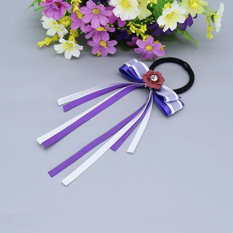 

wholesale girls hair ties elastic hair bands hair rubber band hair silk scrunchies pack in women's Hair Accessories A03-1