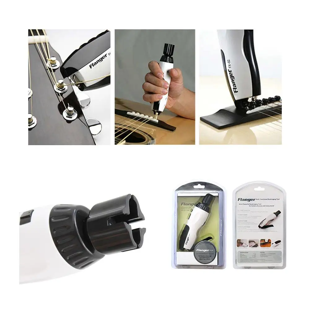 FX-02 Guitar String Winder Electric Cutter And Bridge Pin Puller For Acoustic Ukulele Bass Tool | Спорт и развлечения