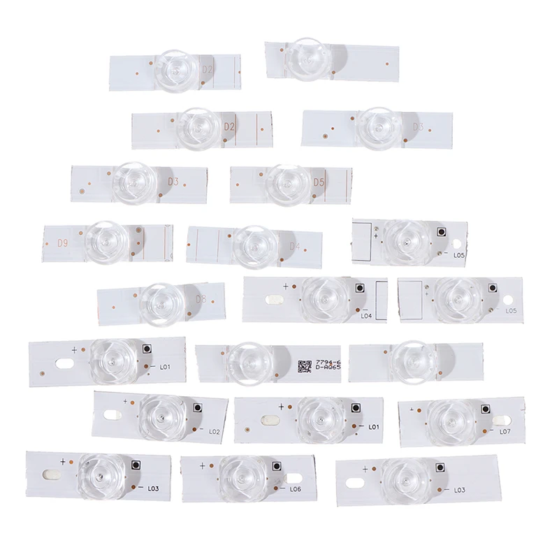 

20PCS 3V SMD Concave Lens Lamp Beads With Optical Fliter For LED TV Repair