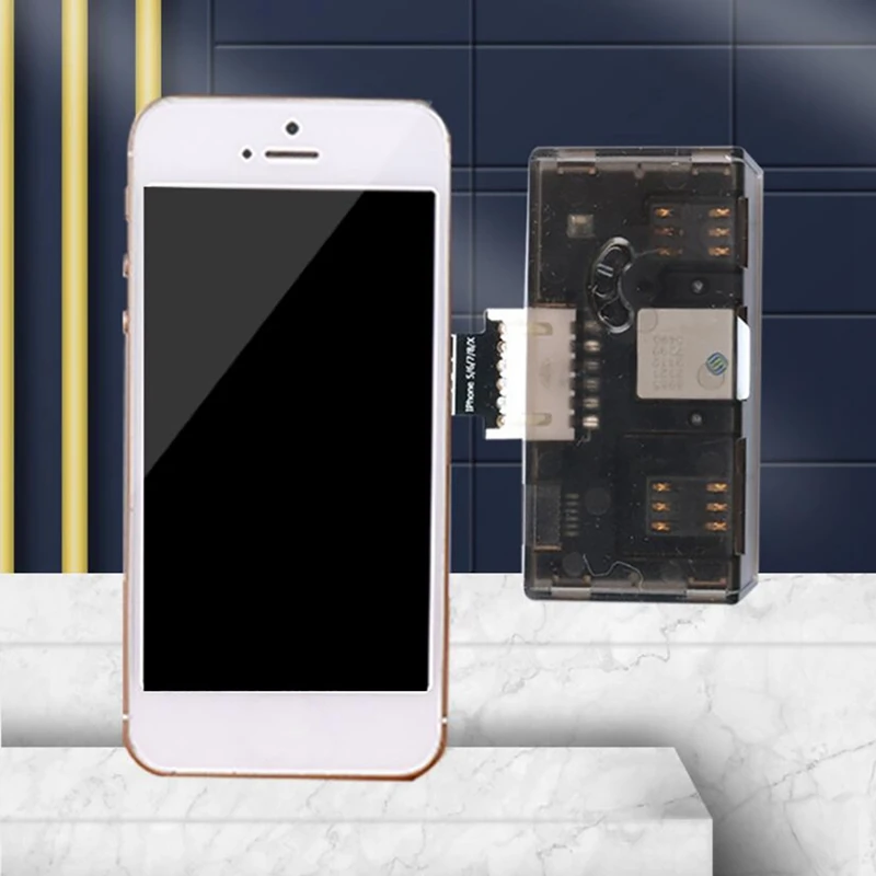 Адаптер для SIM-карты с 4 слотами устройство чтения SIM-карт несколькими Mini SIM Nano