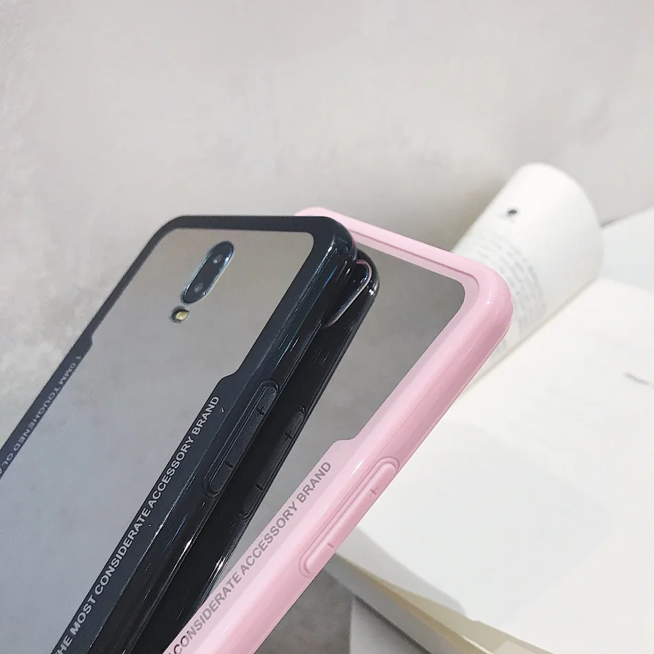 For OPPO A5 A9 2020 Reno 3 Pro F11 F9 F7 F5 A73 RENO Z Luxury Mirror Case R17 A83 A7 A3s F1s Hard Acrylic Cases |