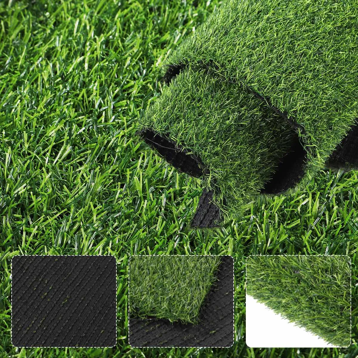 

50x50/100x100cm Artificial Landscape Simulation Moss Turf Lawn DIY Artificial Wall Green Plant Mat for Wedding Party Decoration