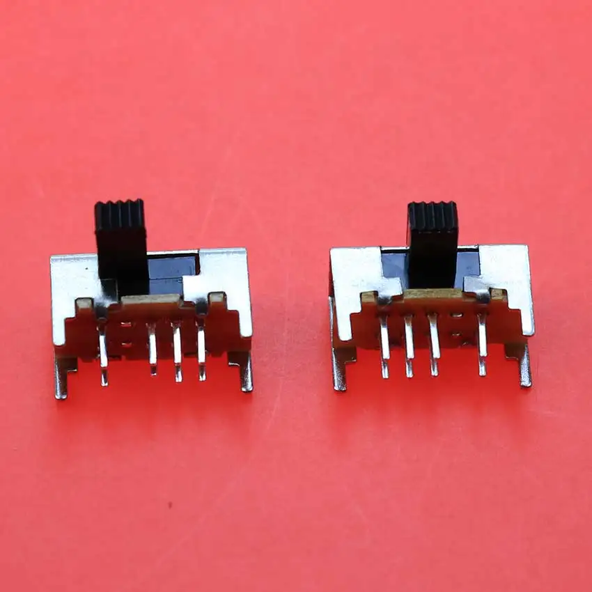 10 шт. панель PCB 8 Pin 3 позиции 2P3T DP3T Слайдер переключатель Боковая ручка прямой