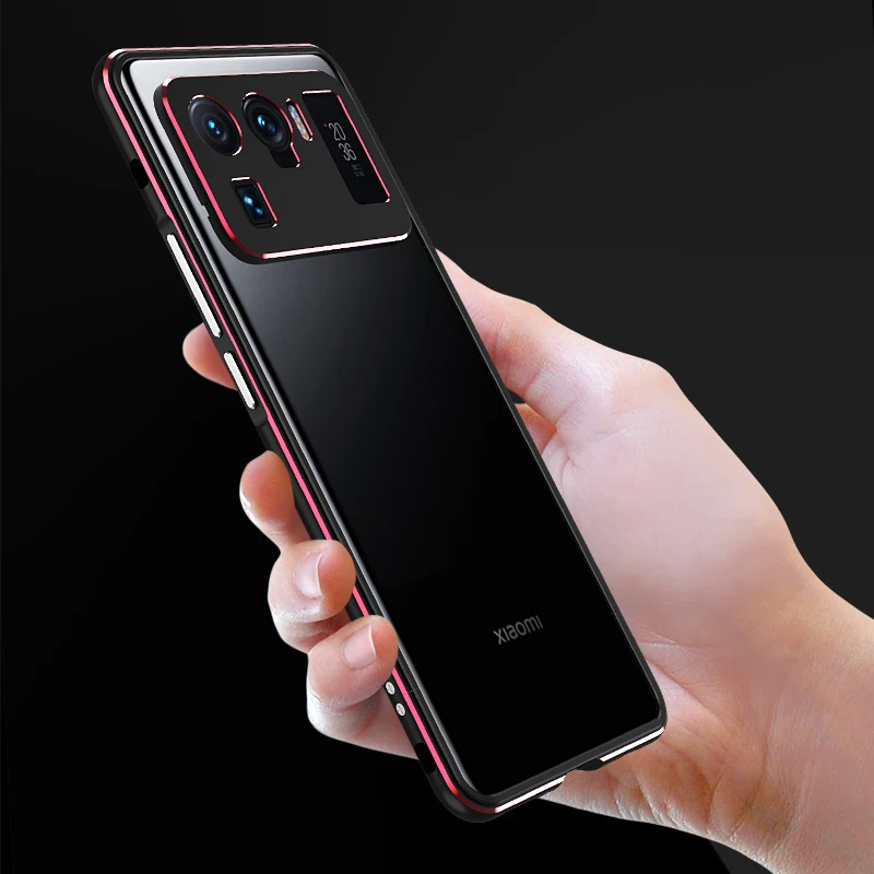 Роскошный металлический чехол бампер для телефона Xiaomi 11 Ultra Lite алюминиевая