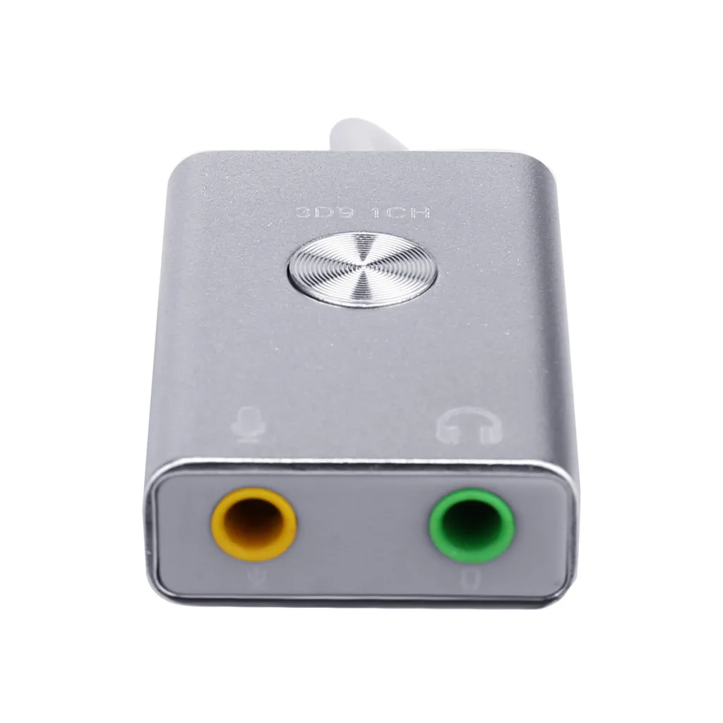 Внешний аудио адаптер наушники Type-C USB звуковая карта HIFI волшебный голос 9 1 3D CH для