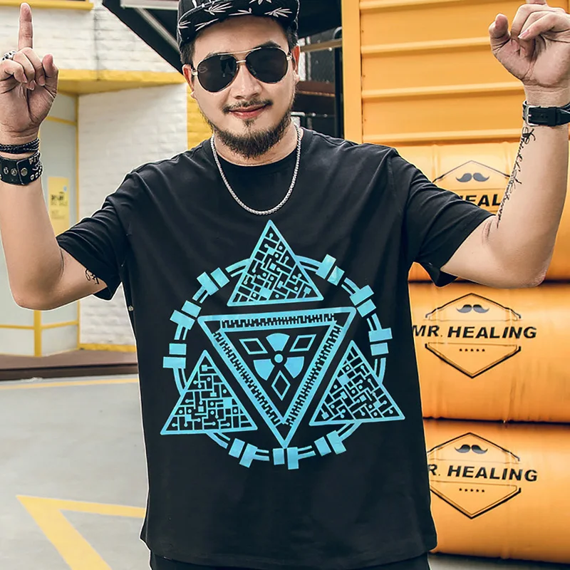 

T Shirt Men Print 9xl 8xl Plus Size Tshirts Hip Hop T Shirts Men Casual Mens Fashion Large Size Top Oversized Tops Tee