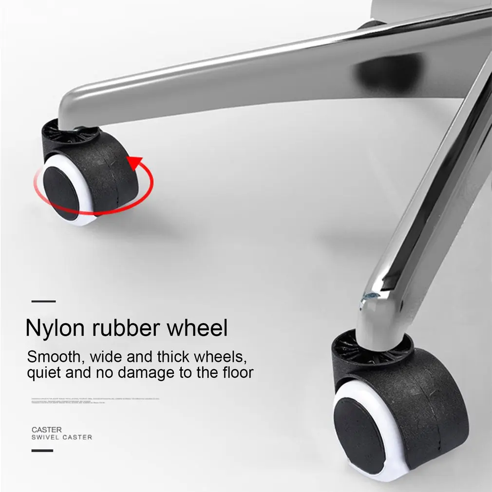 Бесшумное колесо замена офисного кресла поворотный ролик роликовые колеса