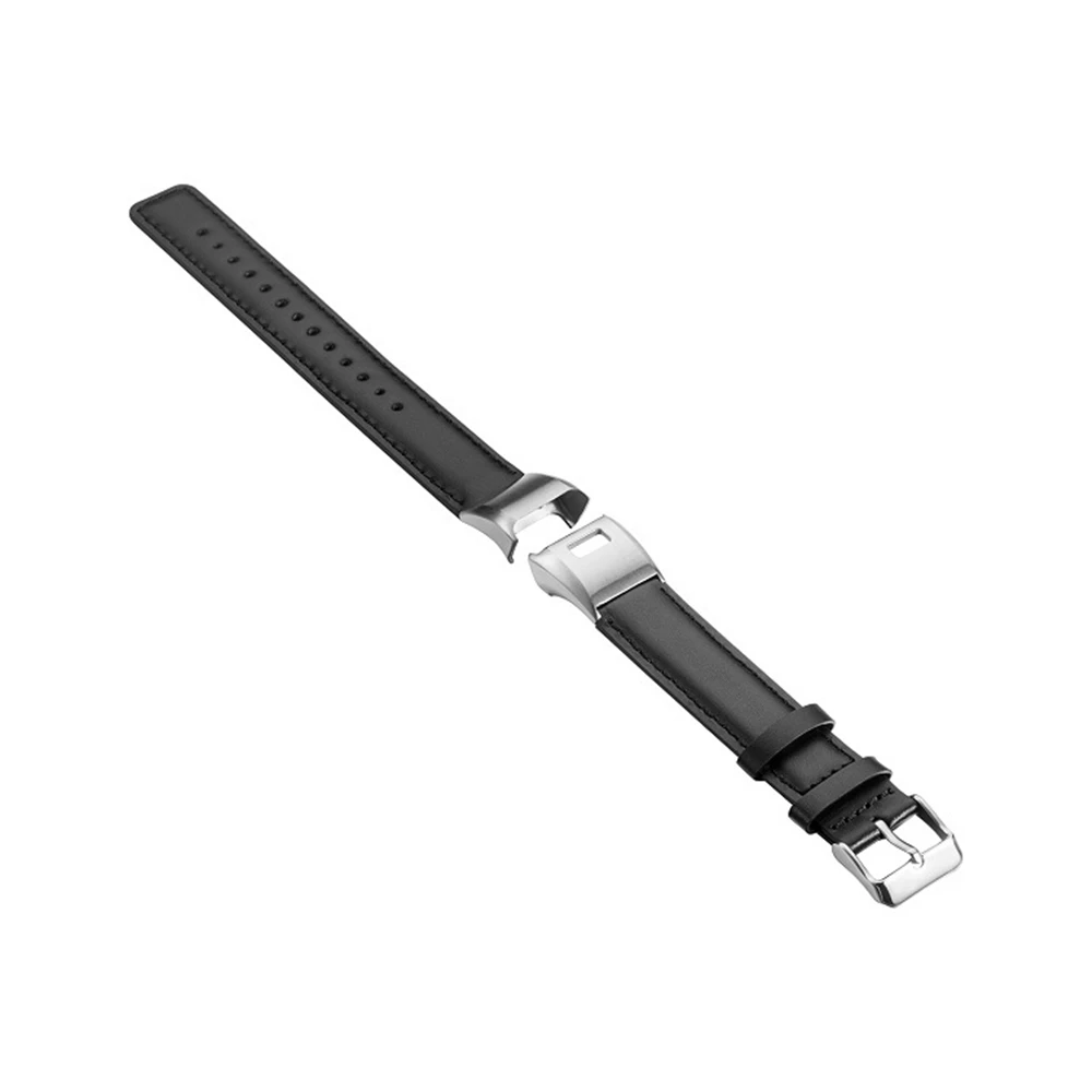 

Leather Strap for Garmin Vivosmart HR+ HR Plus Wristband Watchband for Approach X10 X40 Band Bracelet Replaceable Accessories