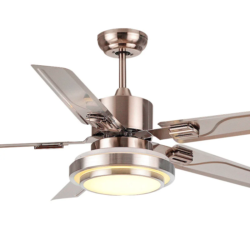 Светодиодный Ресторан потолочный вентилятор-светильник Гостиная Спальня дома