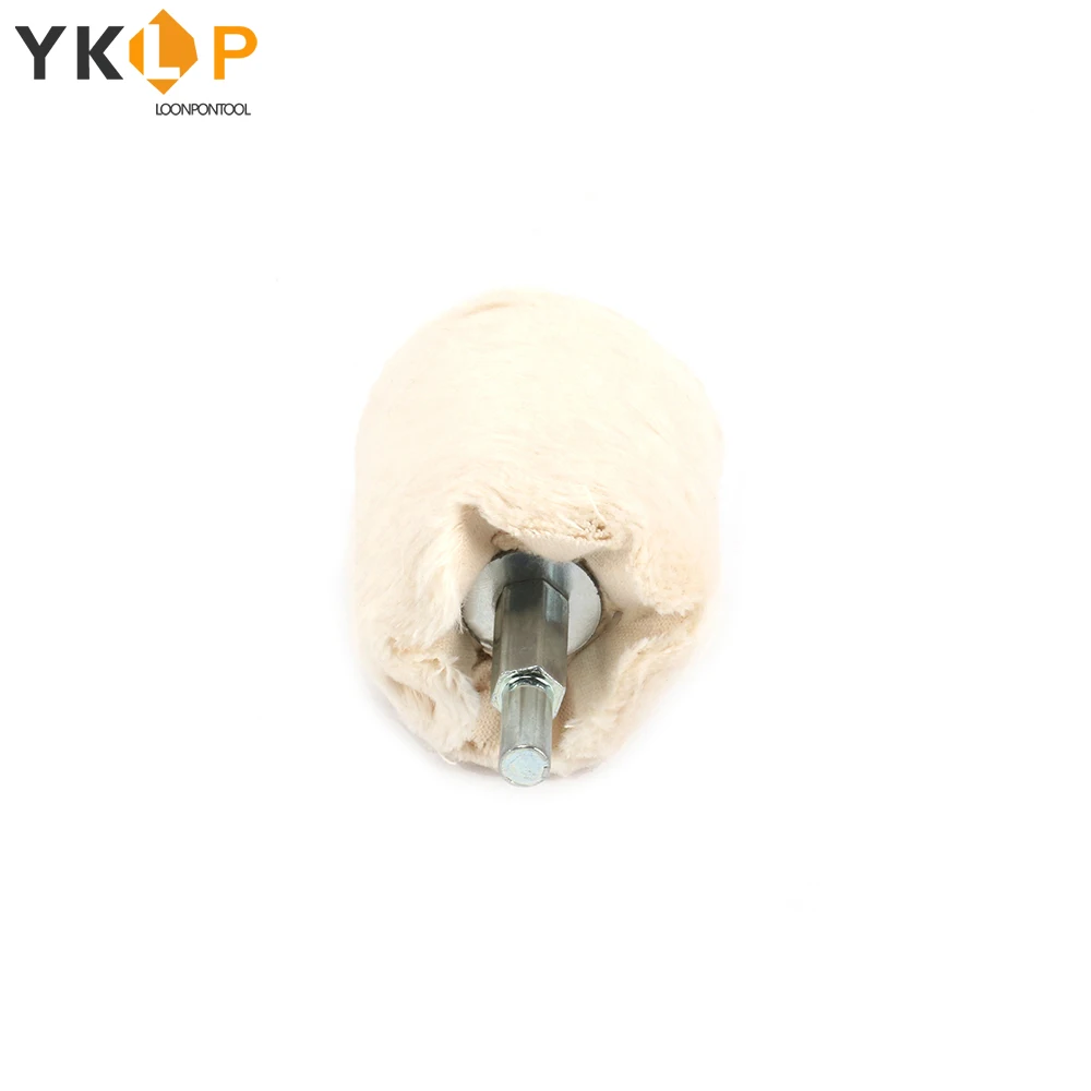 40/50/75 мм полировочное колесо белая ткань хвостовик колеса 6 для Dremel Шлифовальный