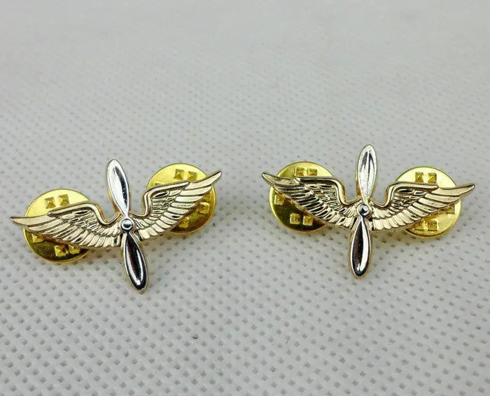 Tomwang201. Одна пара из нас армии США авиационной отрасли воротник форма значки