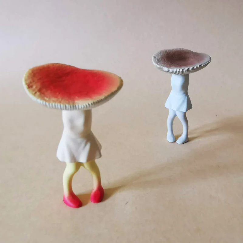 

1 Pcs/miniatures mushroom/cute/fairy garden gnome/moss terrarium decor/crafts supplies/bonsai/figurine/diy supplies