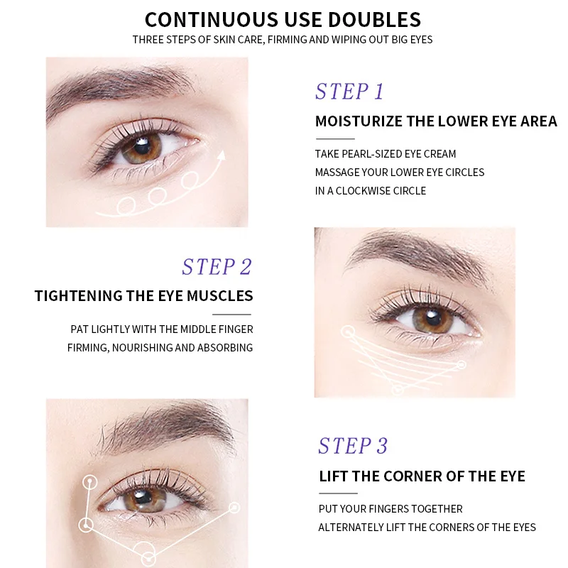 

Eye Cream Anti-Wrinkle Anti-Age Remover Dark Circles Eye Care Against Puffiness And Bags 2020