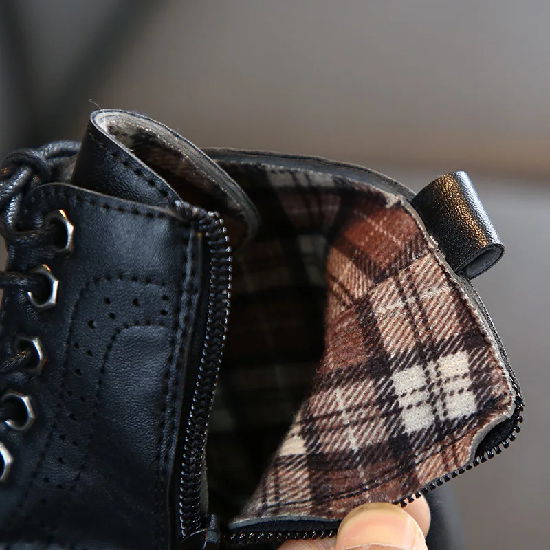 Детские Ботинки Martin детская обувь осень и зима новая Корейская версия британских