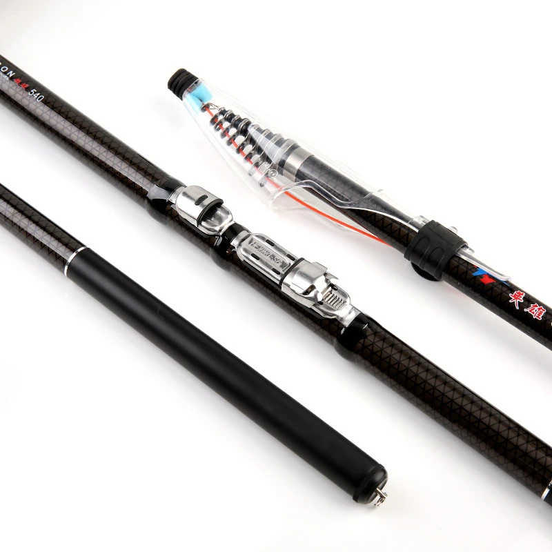 Телескопическая карбоновая удочка для дальнего заброса 2 7 м 3 6 4 5 | Удочки