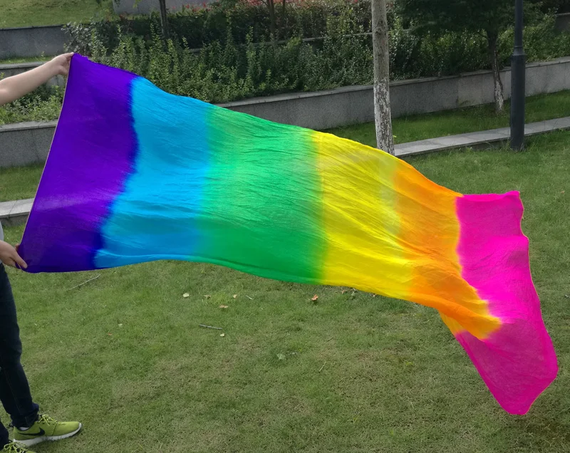 Шелковая вуаль для танца живота белый красный синий фиолетовый платок много