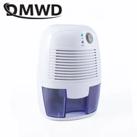 dmwd portable mini dehumidifier electric quiet air dryer 110v 220v air dehumidifiers moisture absorber home bathroom eu us plug