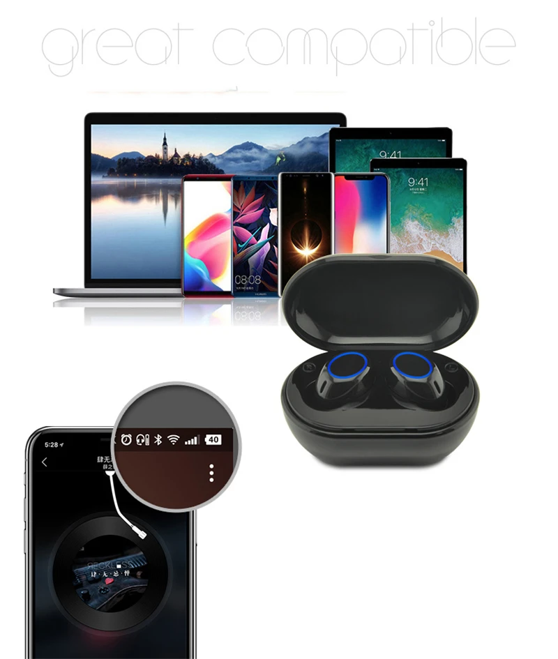 Беспроводные наушники A2 TWS для Xiao mi Red mi Note 7 Pro 6 5 4 4X 5A Prime Red mi 6A 6pro 5A 4A 3S 3X3 2 1S беспроводные наушники hifi fone de ouvido bluetooth tws official store v5.0 bluetooth earphones